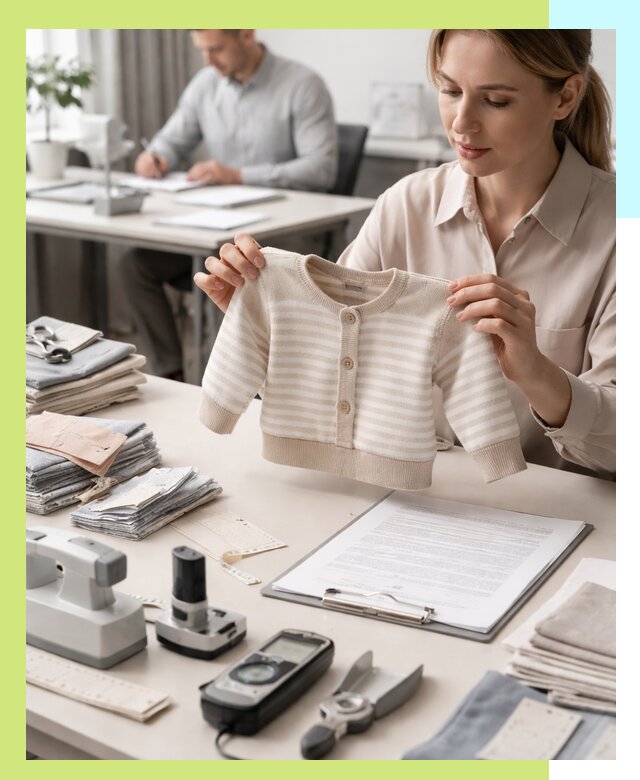 Сертификация детской одежды и текстильных изделий в Кохме