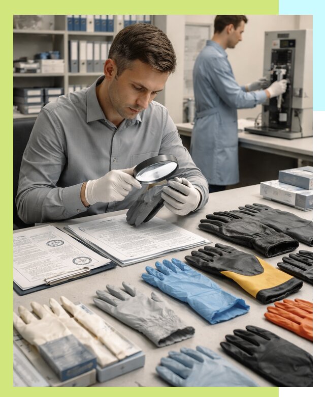 Сертификация перчаток и средств защиты продукции в Кохме