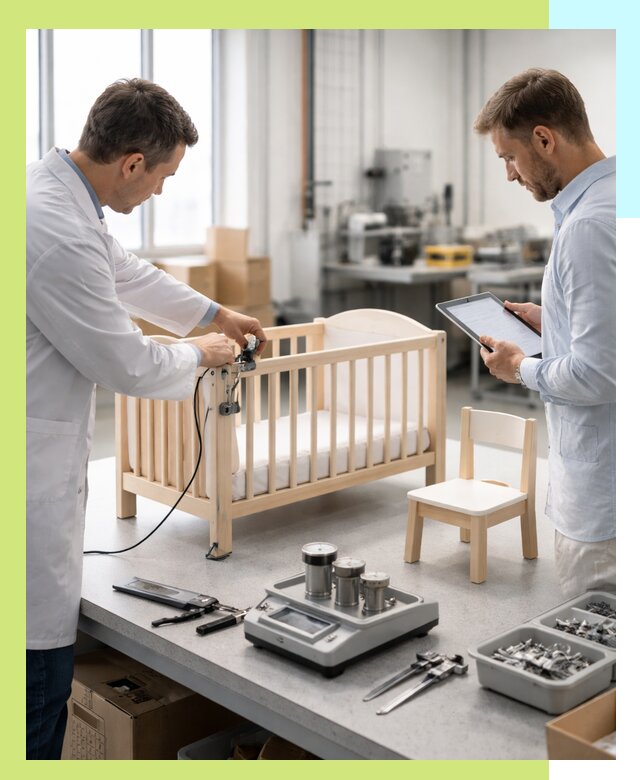 Сертификация детской мебели и проверка безопасности в Кохме