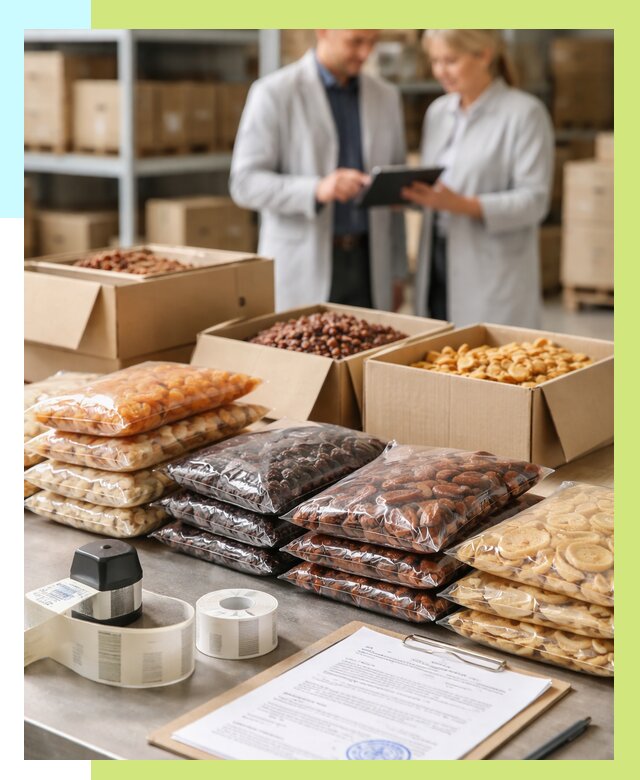 Сертификация сухофруктов в Кохме от 12466 р. | Алешин-Кхм под ключ