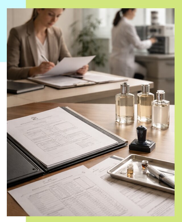 Сертификация парфюмерии в Кохме от 15582 р. | Алешин-Кхм