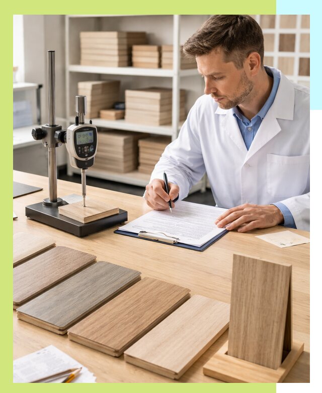 Сертификация ламината с испытаниями и оформлением документов в Кохме