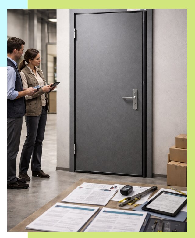 Сертификация противопожарных дверей в Кохме от 9349 р. | Алешин-Кхм