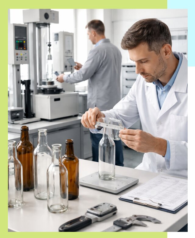 Сертификация стеклянных бутылок и сопутствующей упаковки в Кохме