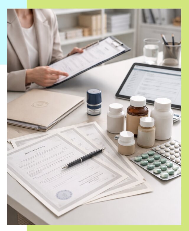 Сертификация БАД и СГР на бады в Кохме от 25970 р. | Алешин-Кхм