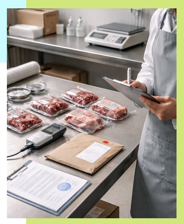 Сертификат на мясо и декларация в Кохме от 8830 р. | Алешин-Кхм