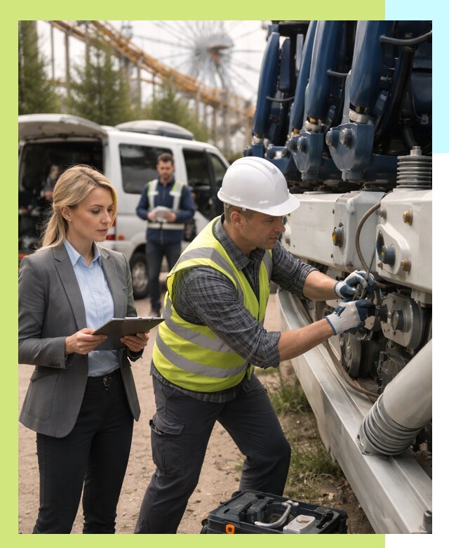 Сертификация аттракционов и проверка безопасности в Кохме