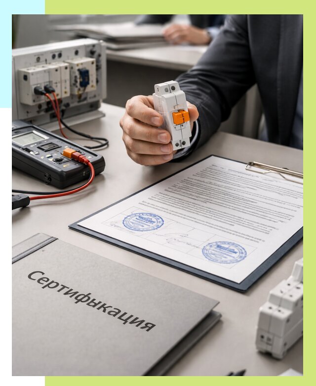 Сертификация выключателей под ключ в Кохме от 15582 р. | Алешин-Кхм