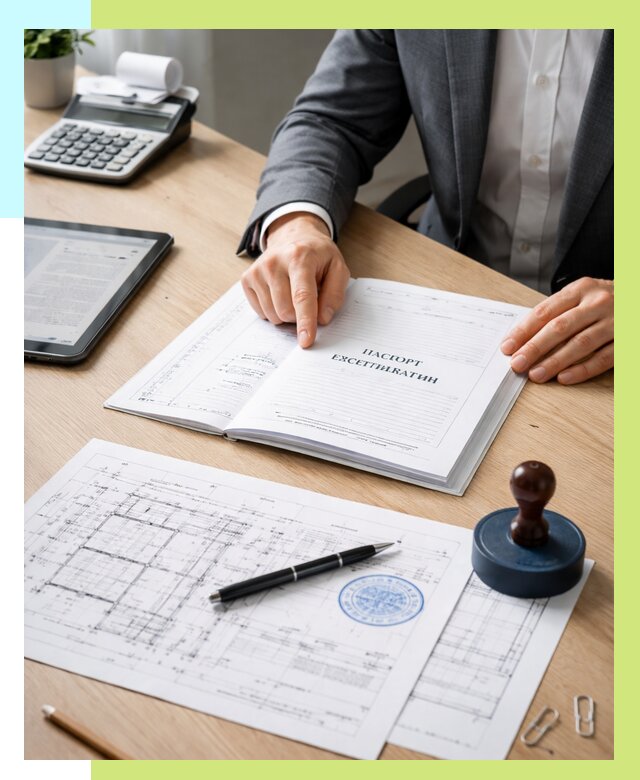 Паспорт эксплуатации в Кохме под ключ от 4675 р. Алешин-Кхм