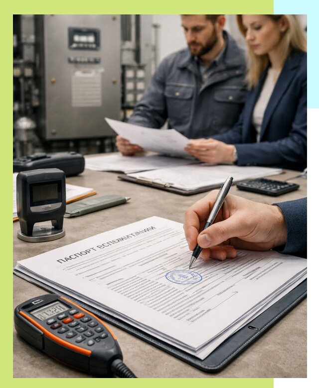 Оформление паспорта эксплуатации оборудования в Кохме