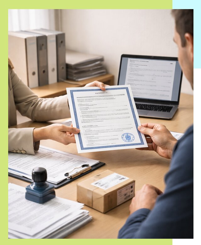 Оформление сертификата соответствия на продукцию в Кохме