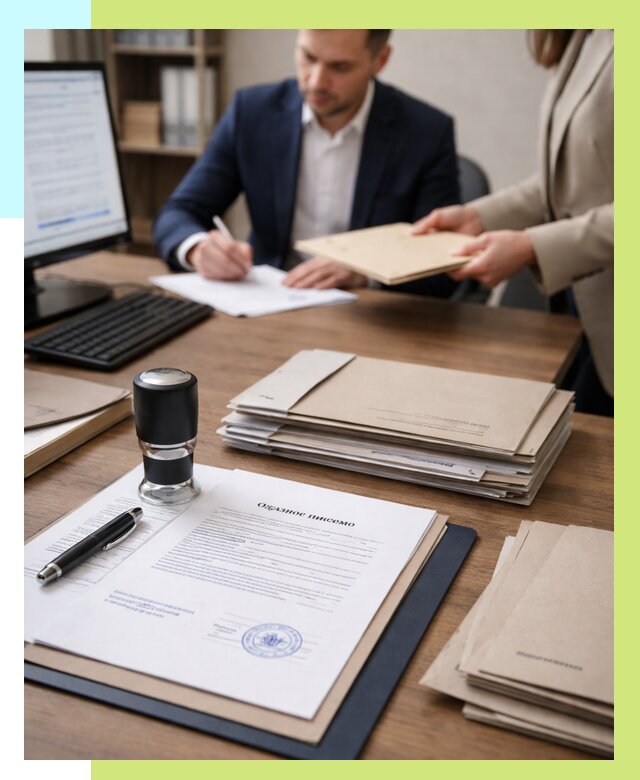 Отказное письмо для таможни в Кохме от 3116 р, Алешин-Кхм