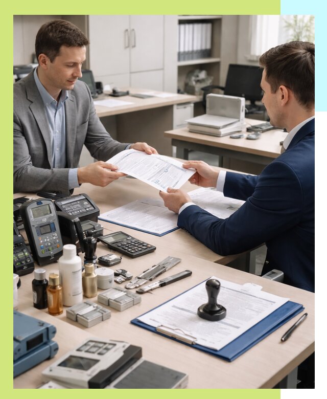 Оформление и получение заключения РЧЦ для оборудования в Кохме