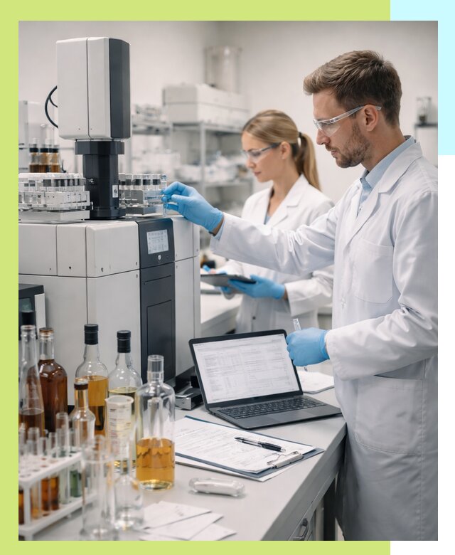 Выдача заключения о спиртосодержании продукции в Кохме