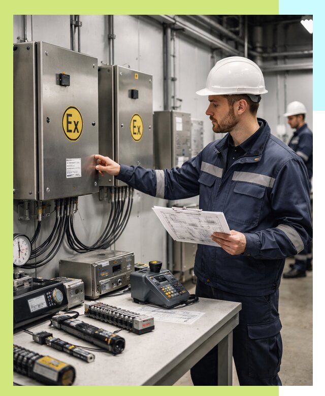 Сертификат взрывозащиты промышленного оборудования в Кохме