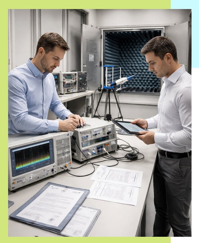 Оформление и выдача сертификата ЭМС для продукции в Кохме