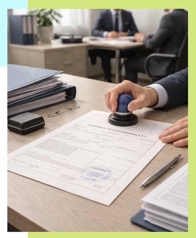 Сертификат происхождения СТ 1 в Кохме от 4675 р. | Алешин-Кхм