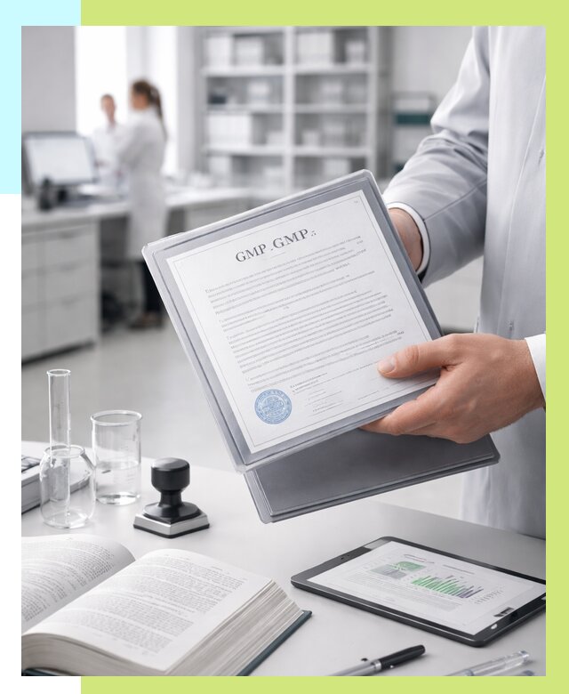 Сертификат GMP в Кохме под ключ от 88298 р. | Алешин-Кхм