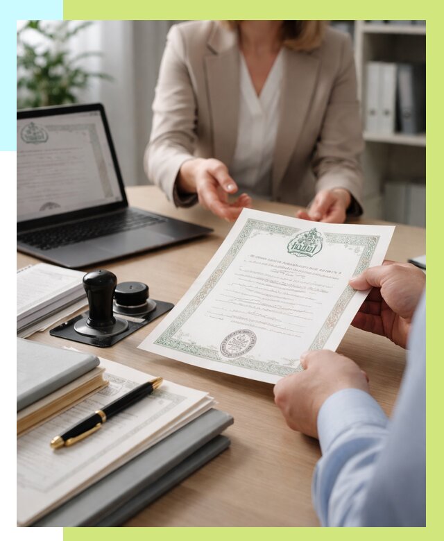 Халяль сертификат в Кохме, получить от 15582 р. | Алешин-Кхм