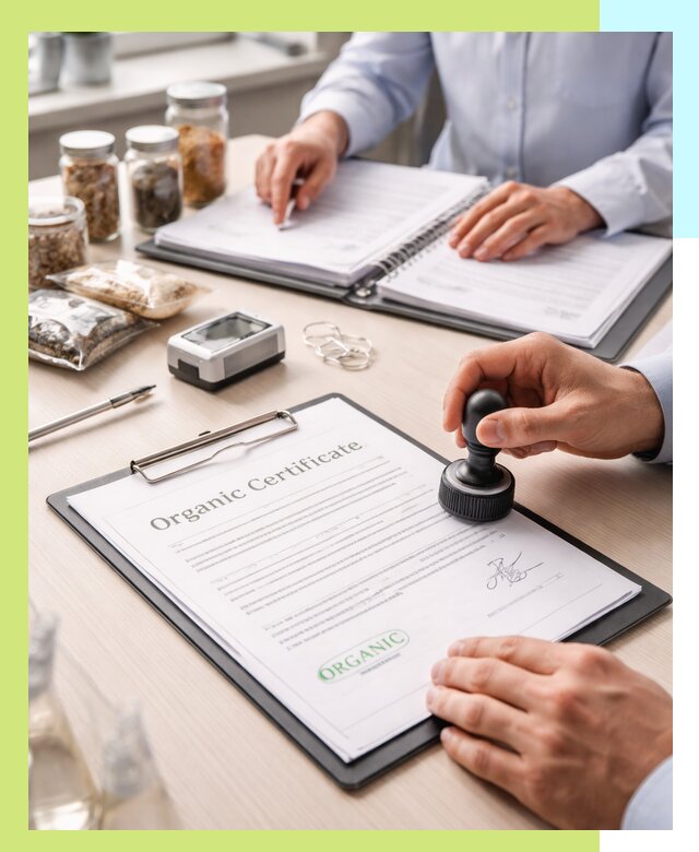 Получение органик сертификата для продукции в Кохме