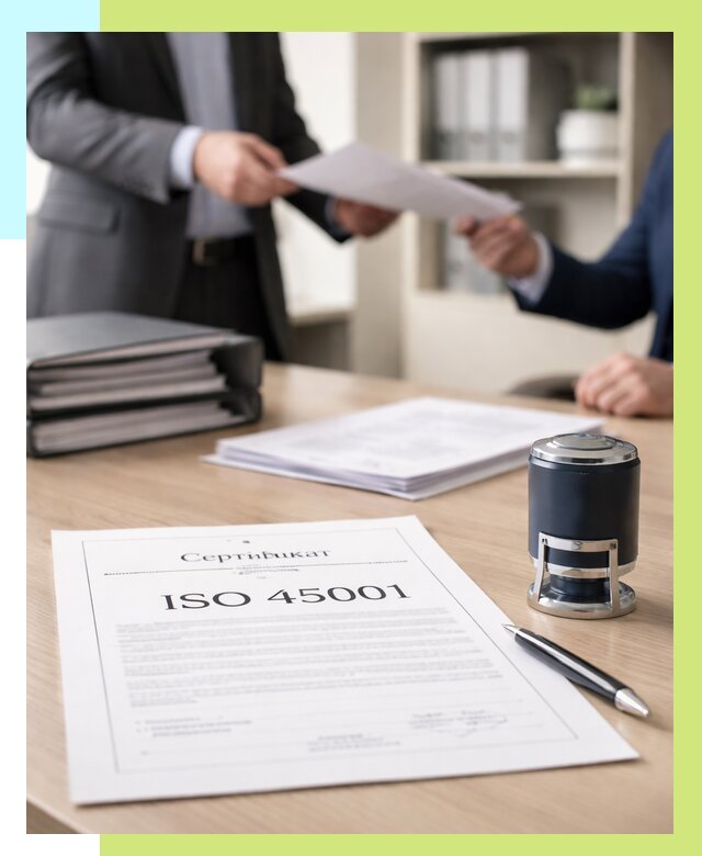 Сертификат ISO 45001 в Кохме под ключ от 46746 р. | Алешин-Кхм