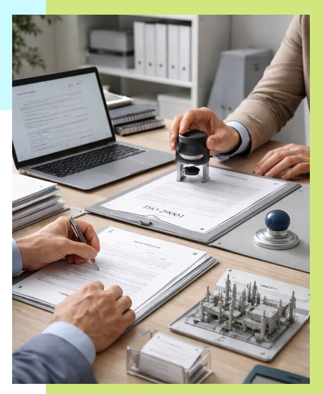 Сертификат ISO 29001 в Кохме под ключ от 77910 р. | Алешин-Кхм