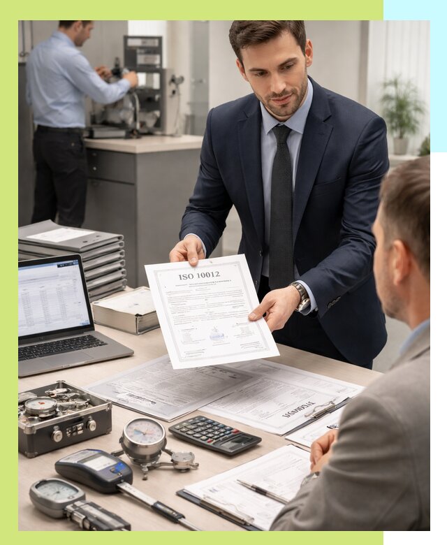 Выдача сертификата ISO 10012 по требованиям метрологии в Кохме
