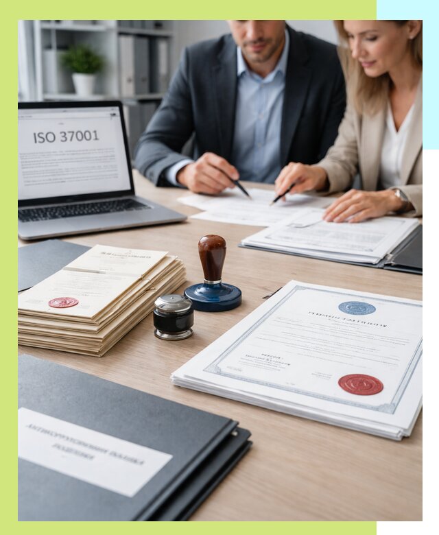 Получение сертификата ISO 37001 по системе борьбы с коррупцией в Кохме